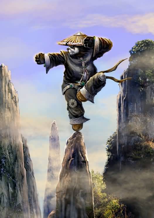 台服魔兽战网:熊猫人绘图大赛得奖作品欣赏