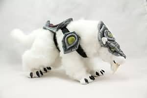 国外女玩家手工打造的魔兽超萌毛绒霜刃豹玩偶