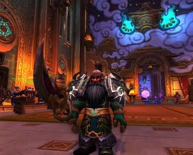 魔兽中弄一个“关二哥”造型