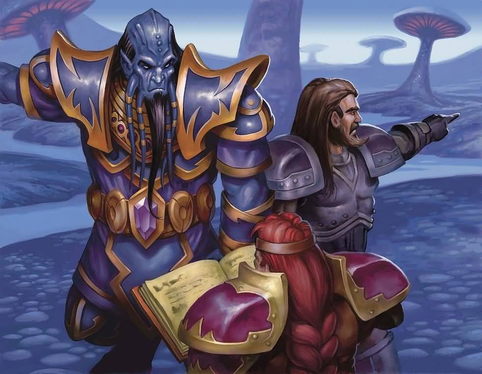 魔兽TCG卡牌原画欣赏 你都认识他们吗