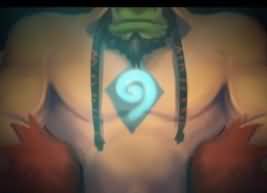 玩家水墨绘画《炉石侠》是我保护他的时候了