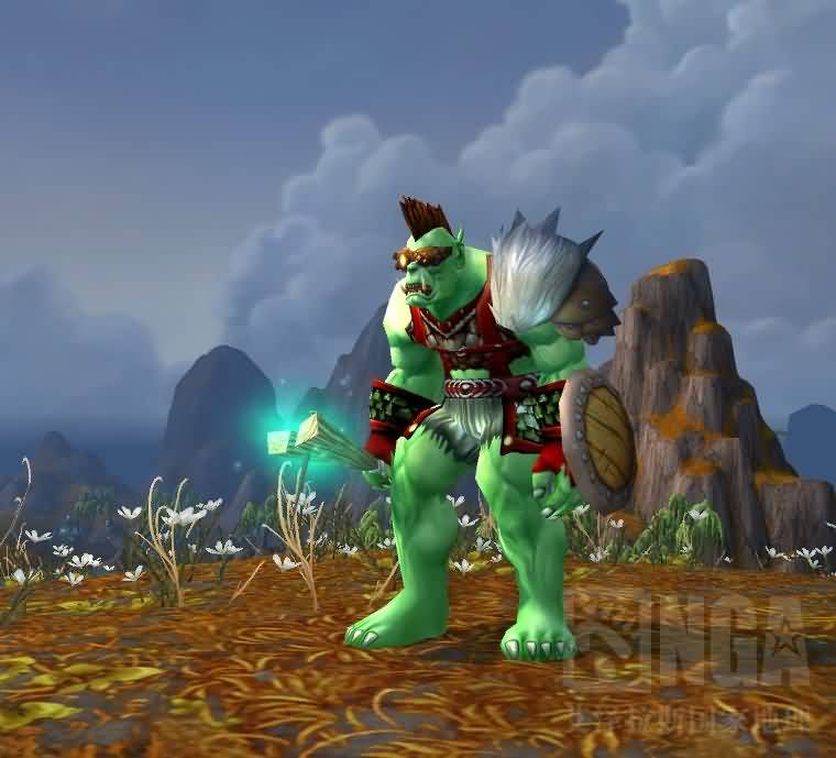 5.4WOW兽人萨满幻化:野生绿巨人