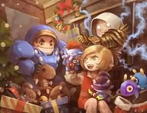 WOW水墨绘画：Blizzard圣诞节