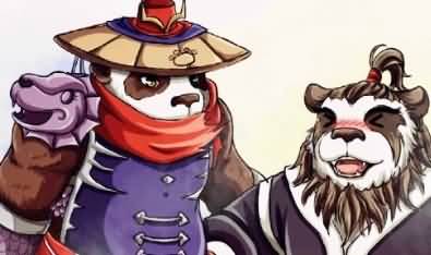 熊猫人喜迎元旦贺图：老板来一碗熊猫人碗面！