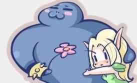 魔兽漫画:炉石娘与蓝胖的日常