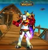 魔兽玩家自制壁纸：小美牛萨满