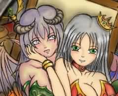 术士休息日(彩色插画)