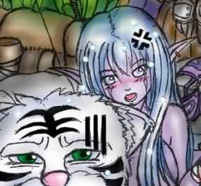 魔兽世界:猎人休息日(彩色插画)