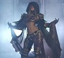 外国玩家COS希尔瓦纳斯女王及圣骑套装