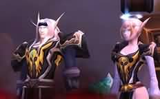 黑白系搭配破碎残阳战袍法爷情侣幻化