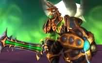 德拉诺战士幻化：剑盾角斗士