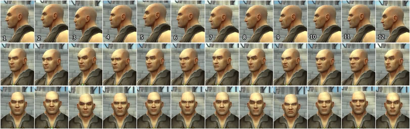 德拉诺之王各位大叔们的“整容成果”：主打人类男