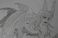 玩家原创手绘作品:魅魔的线条 抵挡不住的诱惑