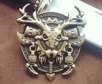 魔兽玩家自制金属徽章：大猎人的职业徽章