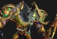 用金属铸造的猎人稀有幻化猎人套装