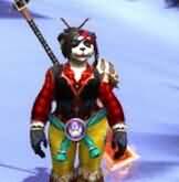 熊猫人皮甲幻化：返璞归真 红蓝色伐木工衬衫