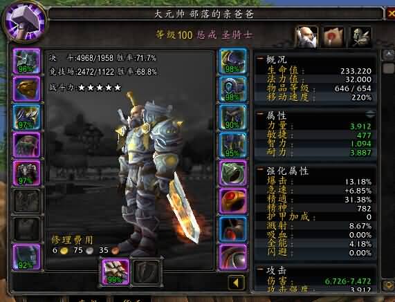 分享一下魔兽世界惩戒圣骑士插旗经验