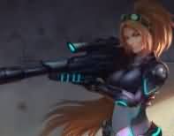 洞窟玩家原创绘画:风暴英雄诺娃!