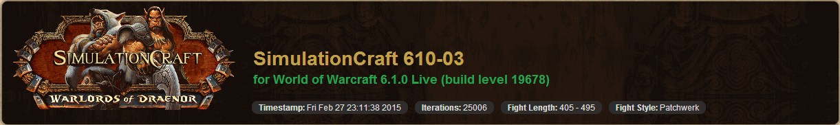 6.1猎人数据研究：后四层天赋DPS模拟