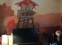 这样图墙你妈造吗?美服玩家DIY魔兽世界主题卧室