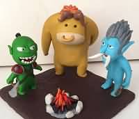 搞笑软陶风：基友三人组