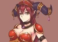 WOW绘画：妖魅红龙女王