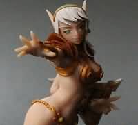 手工软陶血精灵妹子一只:顶查水表风险