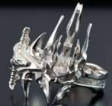 巫妖王主题白银之戒展示:彰显王者风范