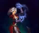 魔兽玩家绘画:婀娜多姿的美女精灵