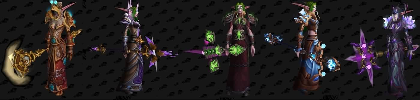 7.0法牧萨各职业专精搭配神器幻化推荐