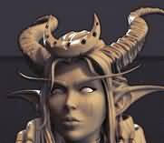 魔兽官推推荐:国外大神的伊瑟拉3D建模